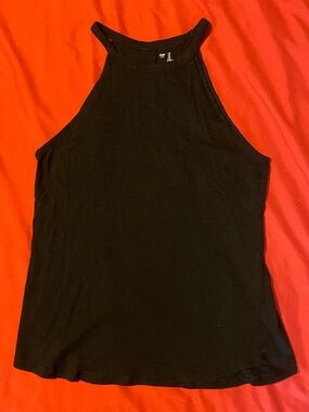 Gap | Black Halter Neck Sleeveless Tank Top